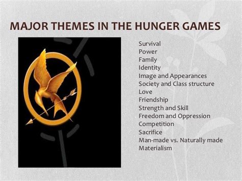 The Hunger Games Themes: Freedom and Oppression.